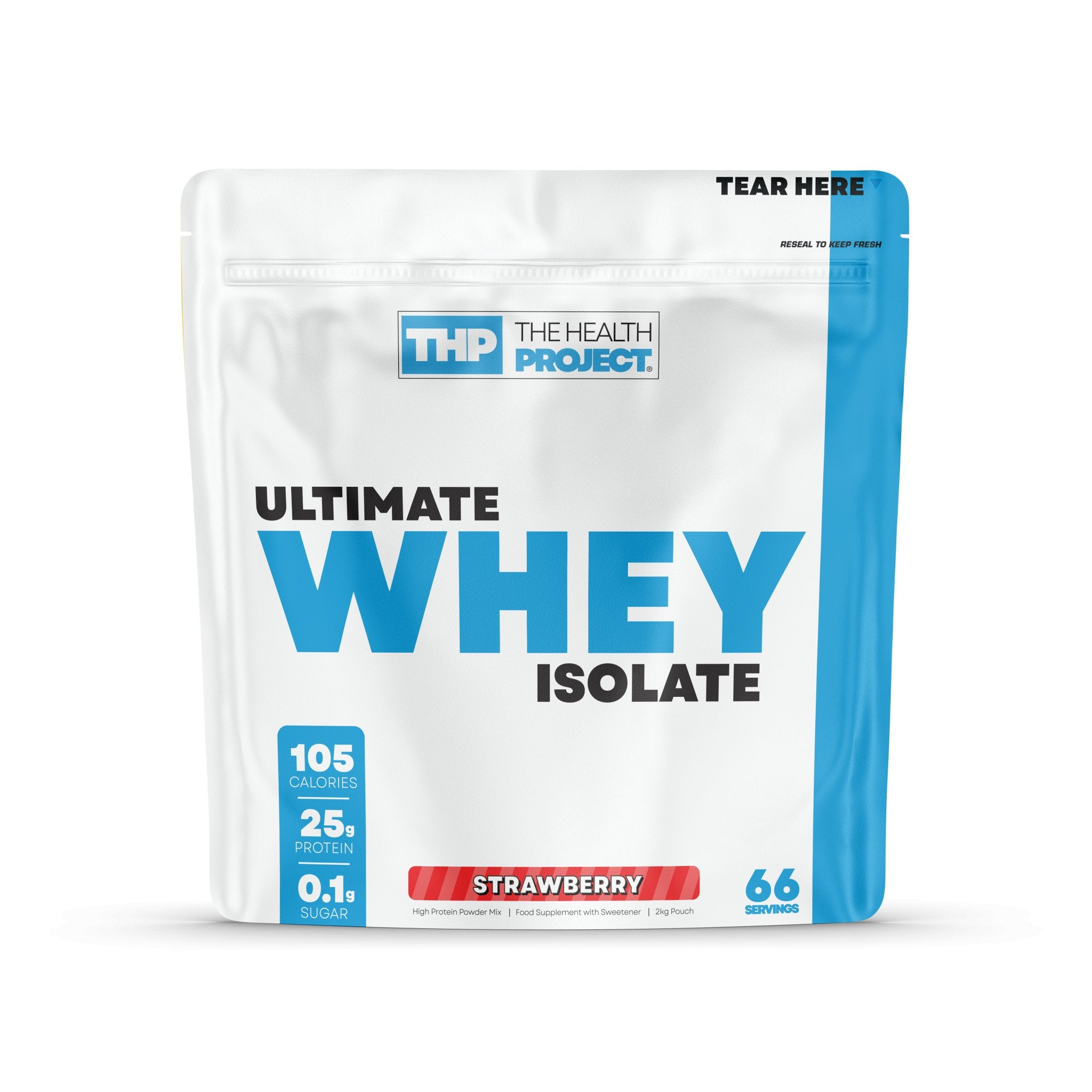The Health Project Ultimate Whey Protein Isolate 2kg - Discount SupplementsThe Health Project