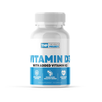 The Health Project Vitamin D3 & K2 90 Caps - Discount SupplementsThe Health Project