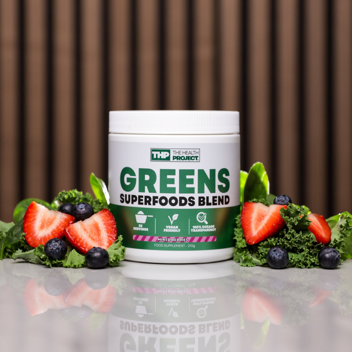 The Health Project Greens Superfoods Blend 210g