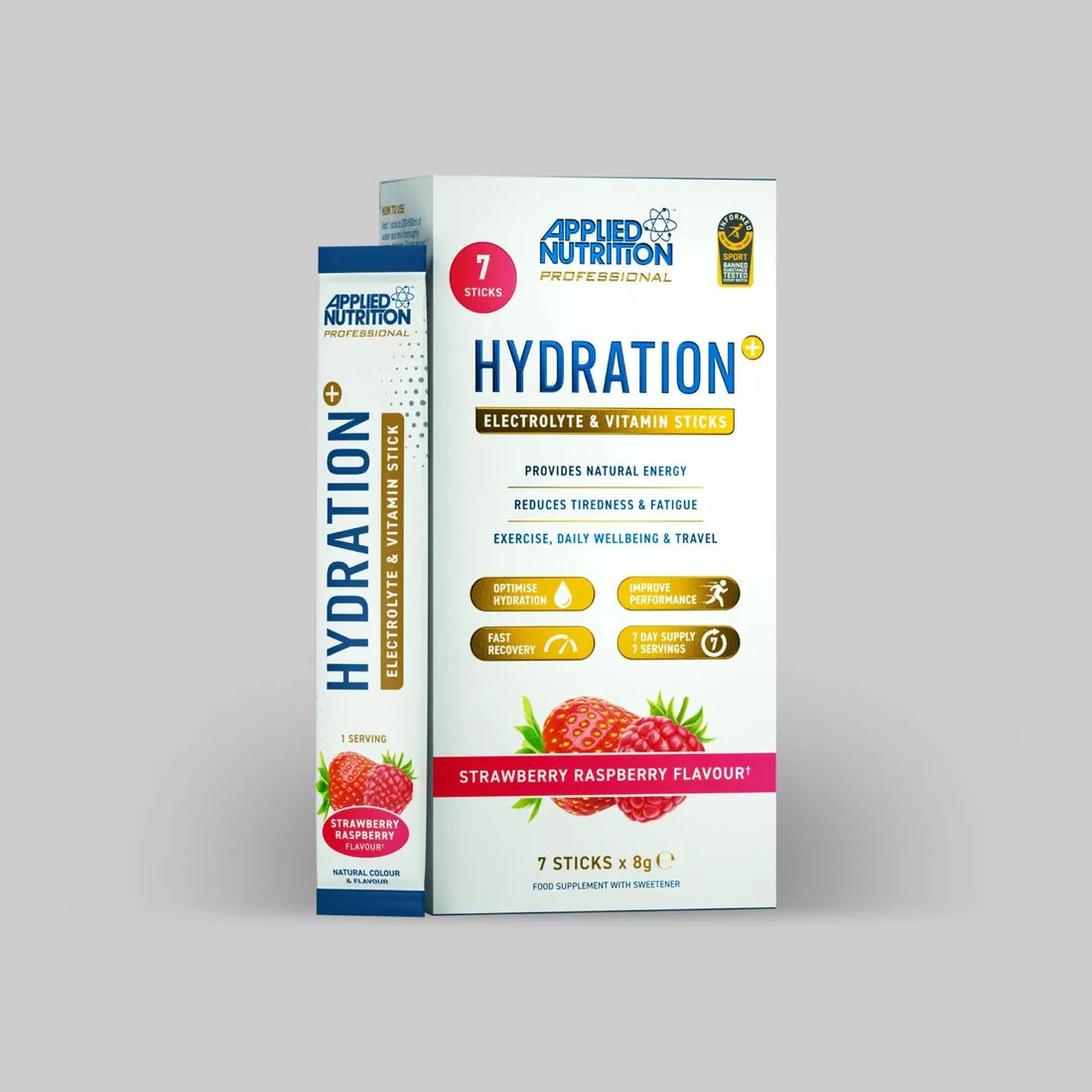 Applied Nutrition Hydration+ Vitamin Stick Packs, 7 x 8g Electrolytes