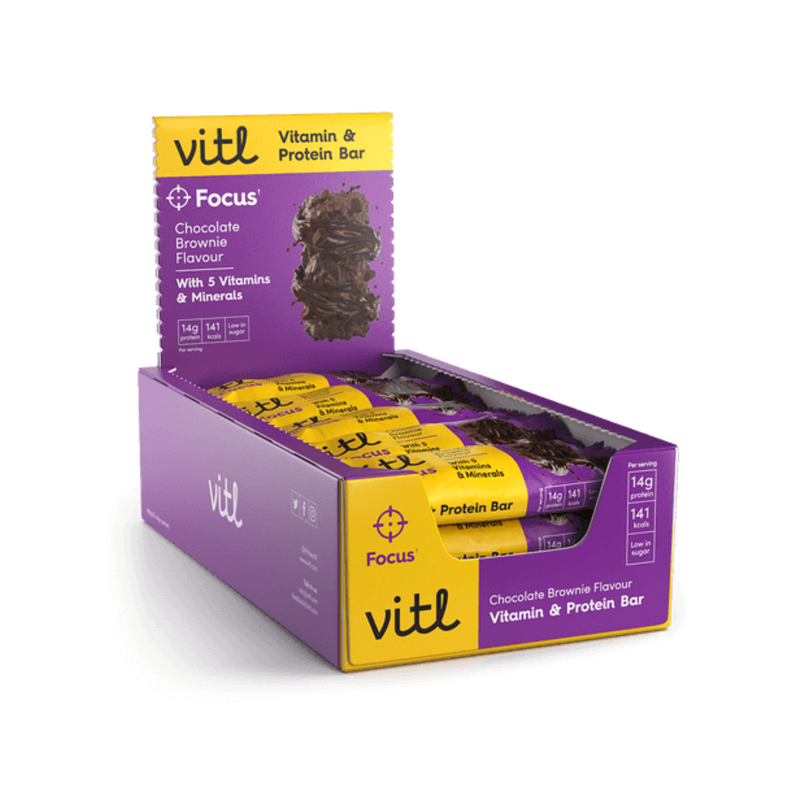 VITL Protein & Vitmain Focus Bar 15 x 40g