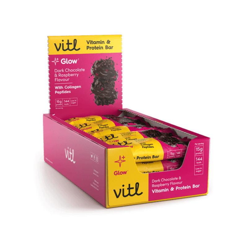 VITL Protein & Vitamin Glow Bars 15 x 40g