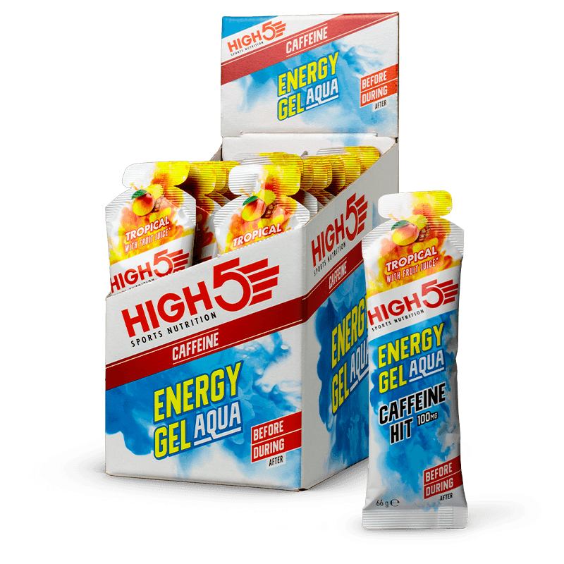 HIGH5 Energy Gel Aqua Caffeine Hit 20 x 66g