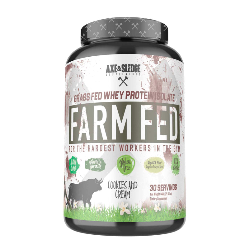 Axe & Sledge Farm Fed Whey Protein Isolate 840g