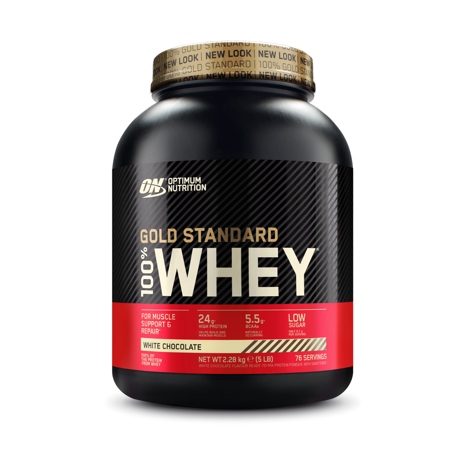 Optimum Nutrition Gold Standard 100% Whey Protein 2.27kg - Discount SupplementsOptimum Nutrition