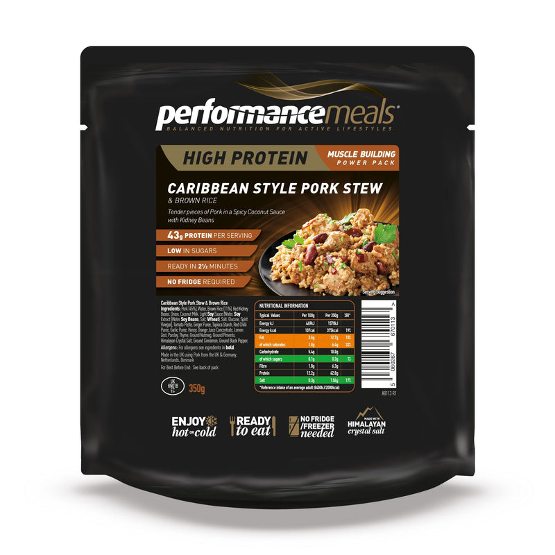 Performance Meals 350g Caribbean Pork
